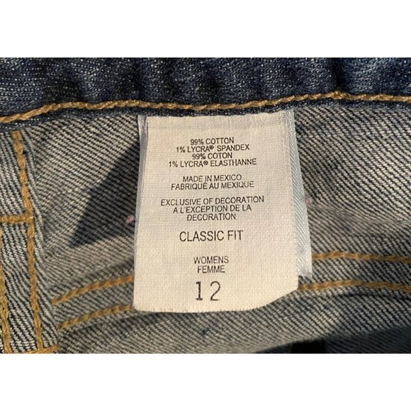 Eddie Bauer jeans Womens Eddie Bauer Straight Leg Classic Jeans Size 12 - Picture 3 of 5